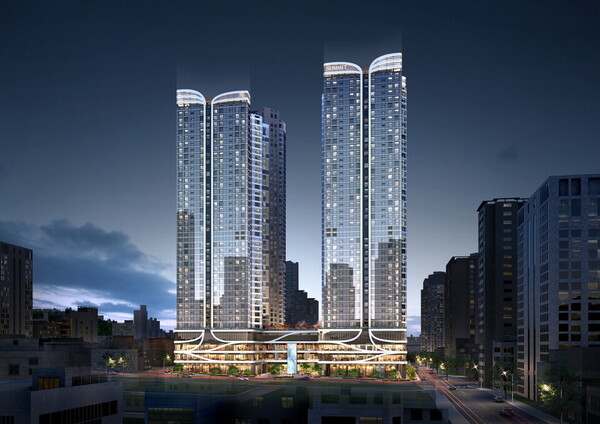 ▲‘서면 써밋 더뉴’ 투시도. ⓒ대우건설