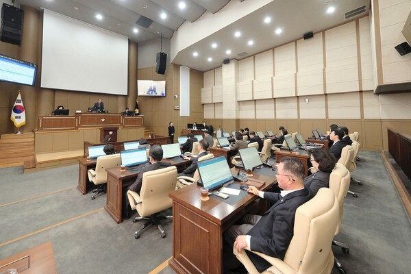 ▲마포구의회 제280회 제2차 정례회 모습 ⓒ마포구의회