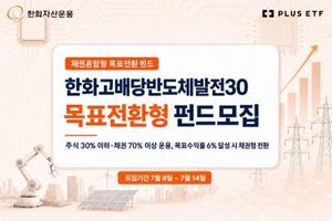 한화운용, 목표수익률 6% 달성 시 채권형 전환 펀드 선봬 - 뉴스 썸네일 이미지